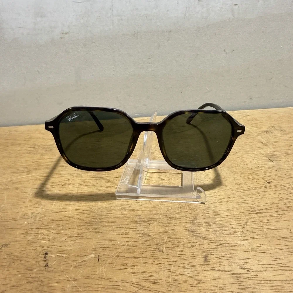 Ray-Ban RB2194 John Sunglasses Mens 53-18 Tortoise Shell Tinted Square Acetate